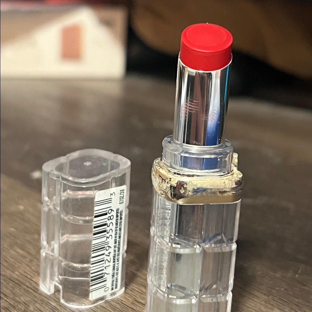 🍭💋Enamel Red L’Oréal Riche Shine Lipstick - Picture 3 of 7